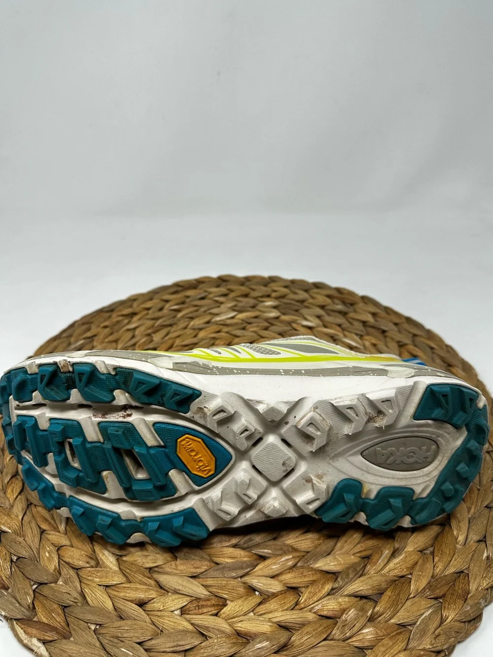 HOKA ONE Mafate Speed 2 Trail Running Shoes Eggnog Oxford Tan Size 6.5 Women's